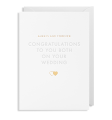 Lagom Design - Congratulations To You Both On Your Wedding Card