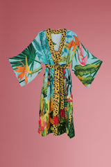 Powder Design - Cheetah Kimono Gown