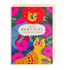 Lagom Design - Hello Baby Girl Card