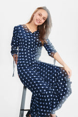 Numph Nubell Maxi Dress - Dark Sapphire