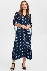 Numph Nubell Maxi Dress - Dark Sapphire