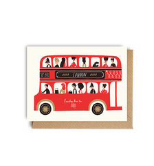 Lagom Design - London Bus Mini Card