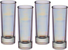 Tall Iridescent Shot Glasses x 4