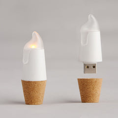 Candle Bottle Light