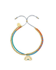 Estella Bartlett Lotus Phoebe Bracelet - Gold Plated