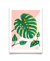 Carolyn Suzuki Monstera Fine Art Print - 1973
