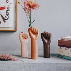 DOIY Girl Power Vase - White