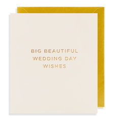 Lagom Design - Big Beautiful Wedding Day Wishes Card