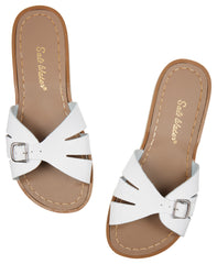 Salt Water Sandals - Women Classic Slide White