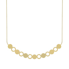 Dansk Copenhagen - Theia Dot Line Necklace - Gold Plating