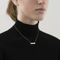 Dansk Copenhagen - Theia Custom Bar Necklace - Gold Plating