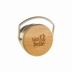 Sass & Belle Stainless Steel Water Bottle With Bamboo Lid