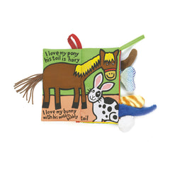 Jellycat Soft Book - Pet Tails Red