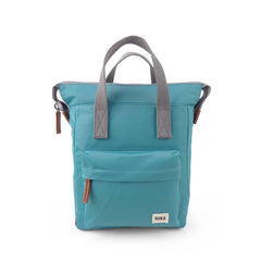 Roka Bantry Small Sustainable Nylon Petrol Backpack