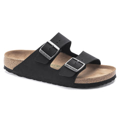 Birkenstock Vegan Arizona Double Strap Regular Fit Sandals - Black