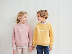 Bob & Blossom - Faded Sunshine 'Brother' Sweatshirt