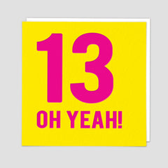 Redback Cards 13 Oh Yeah