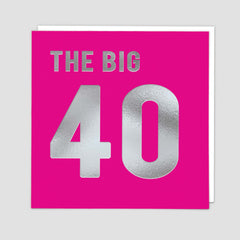 Age 40 The Big Redback Cards