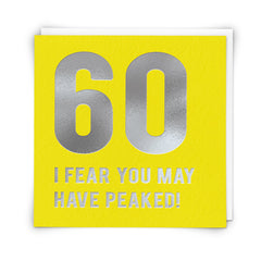 Age 60 - Peaked Redback Cards