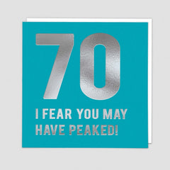 Age 70 - Peaked Redback Cards