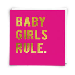Baby Girls Rule - Redback Cards
