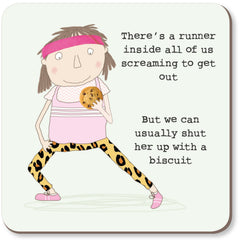 Rosie Made A Thing - Runner Biscuit Coaster