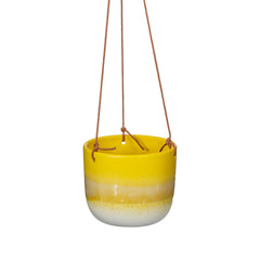 Sass & Belle Mojave Yellow Hanging Planter
