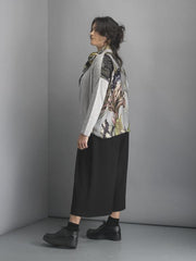 One Hundred Stars Iris Grey Oversized Cashmere Cardigan