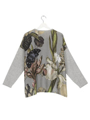 One Hundred Stars Iris Grey Oversized Cashmere Jumper