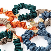 By Eloise Silk Scrunchie Bangle Hair Bands