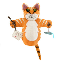 Sew Heart Felt Ginger The Cat Hand Puppet