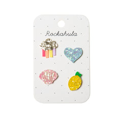 Rockahula Kids Rainy Cloud Badge Set