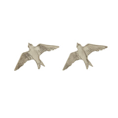 Alex Monroe Flying Swallow Stud Earrings