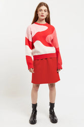Louche Delaney Swirling Jacquard Sweater