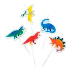 Dinosaur Shaped Birthday Candles - Talking Tables