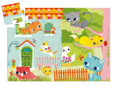 Djeco Silhouette Puzzle - Pachat And His Friends