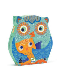 Djeco Silhouette Puzzle - Hello Owl