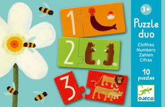 Djeco Puzzle Duo - Numbers