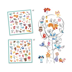 Djeco Stickers Small Friends