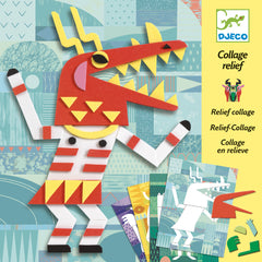 Djeco Relief Collage Monsters Gallery