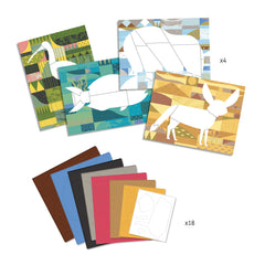 Djeco Relief Collage Into the Wild