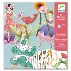 Djeco Paper Puppets Fairies