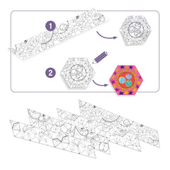 Djeco Mandalas Constellations Colouring Surprise