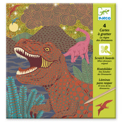 Djeco Scratch Board When Dinosaurs Reigned