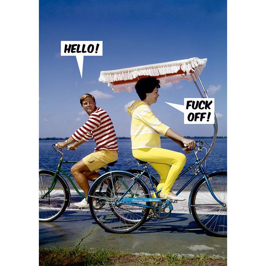 Hello Fuck Off! Greeting Card - Dean Morris