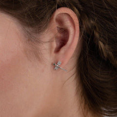 Amanda Coleman Gold Dragonfly Studs