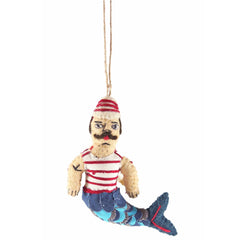 Cody Foster & Co Felt Merman Christmas Tree Decoration