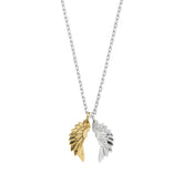 Estella Bartlett Wing Necklace Silver & Gold Plated