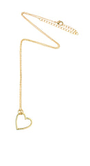 Estella Bartlett Open Heart Necklace Gold