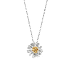 Estella Bartlett Wildflower Necklace Silver Plated